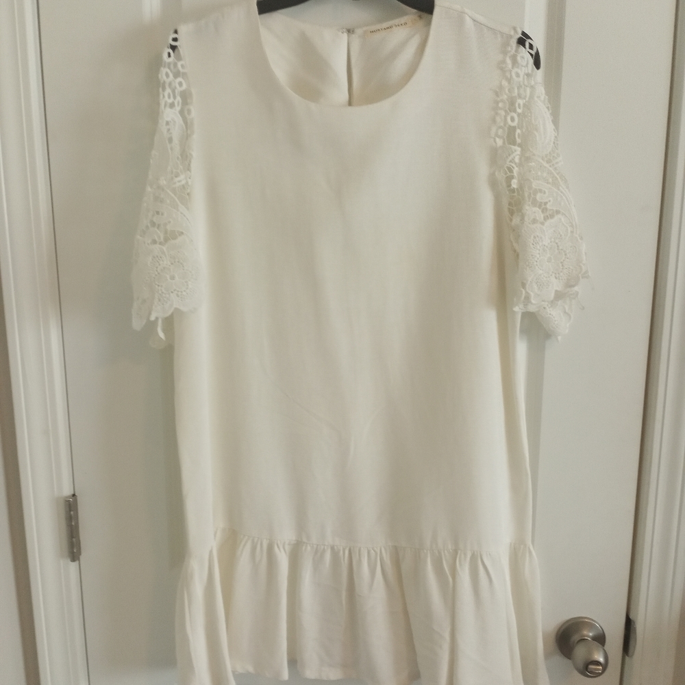 White boutique dress